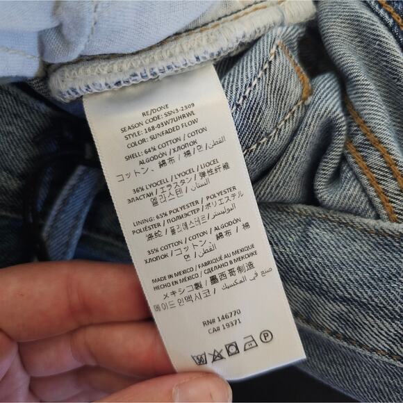 NWT Re/Done 70s Wide Leg Jeans - Picture 10 of 14